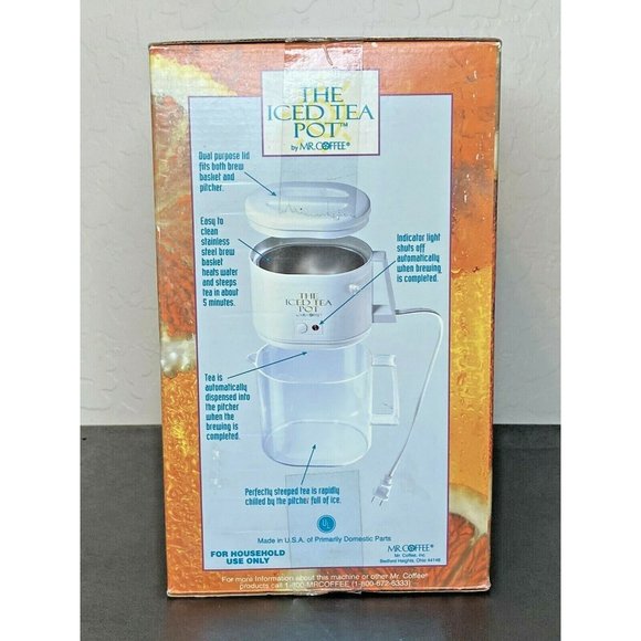 Mr Coffee Kitchen Vintage The Iced Tea Pot By Mr Coffee Tm4